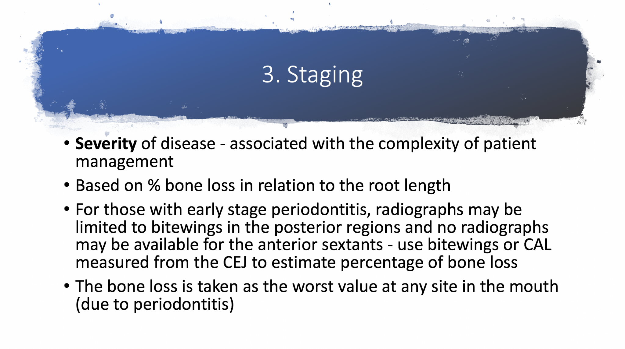 The New Perio Classification - Reena Wadia